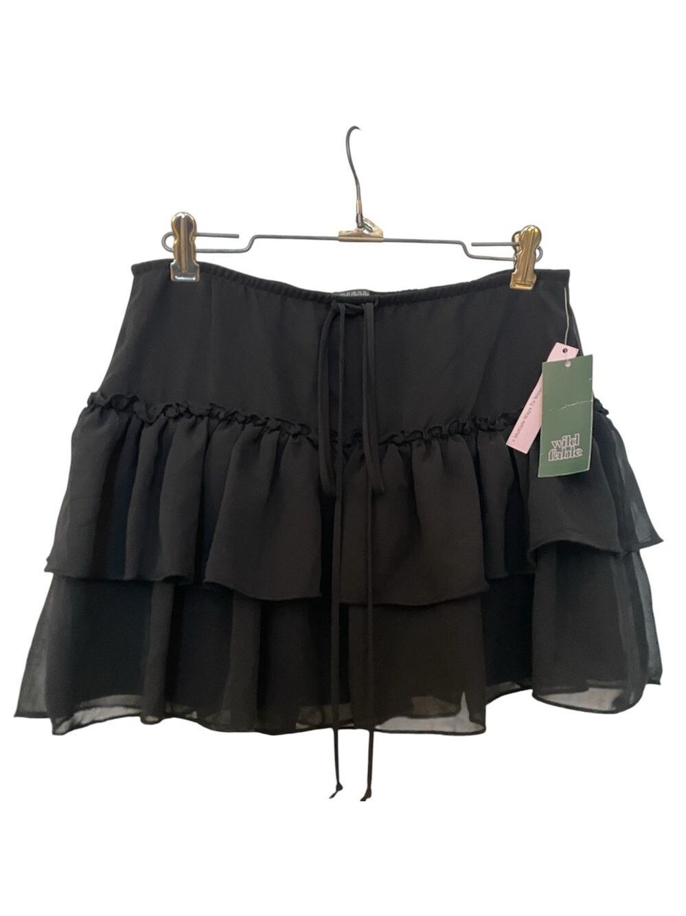 Wild Fable Black Layered Skirt